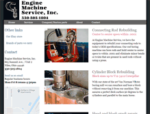 Tablet Screenshot of enginemachineservice.com